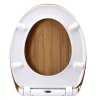WC sedátko s automatickým spouštěním dekor bambus - KOSMETICKÁ VADA