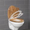 WC sedátko s automatickým spouštěním dekor bambus - KOSMETICKÁ VADA