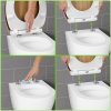 WC sedátko s automatickým spouštěním dekor bambus - KOSMETICKÁ VADA