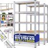 Monzana 2x regál 180 x 90 x 40 cm, nosnost až 875 kg