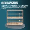 Monzana 2x regál 160 x 90 x 40 cm, nosnost až 700 kg