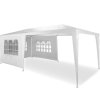 Casaria party stan bílý 6 x 3 m, 18 m²